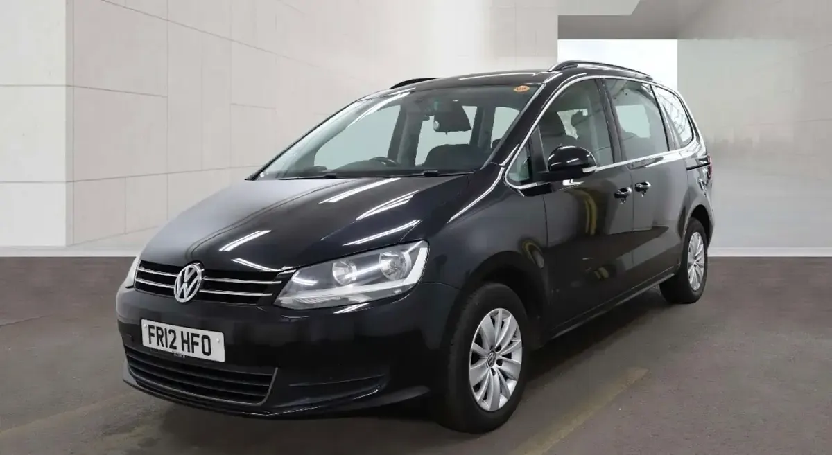 Used VW Sharan SE 140 HP (102 kW) 2012 Black MPV