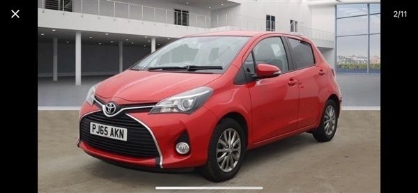 Red Used 2016 Toyota Yaris Hatchback | £7,595 (Fair price) - Image 1/1