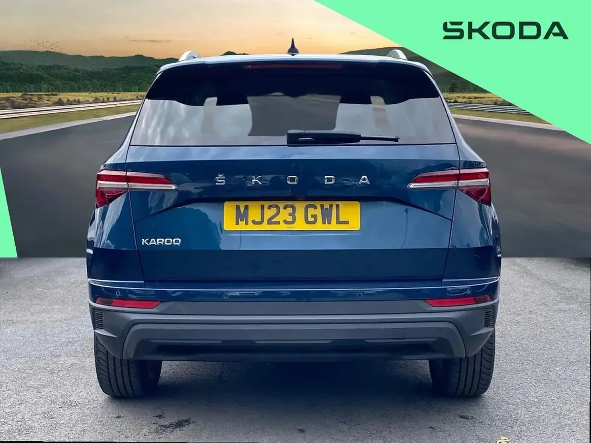 Used Skoda Karoq SE L 110 HP (80 kW) 2023 Blue SUV