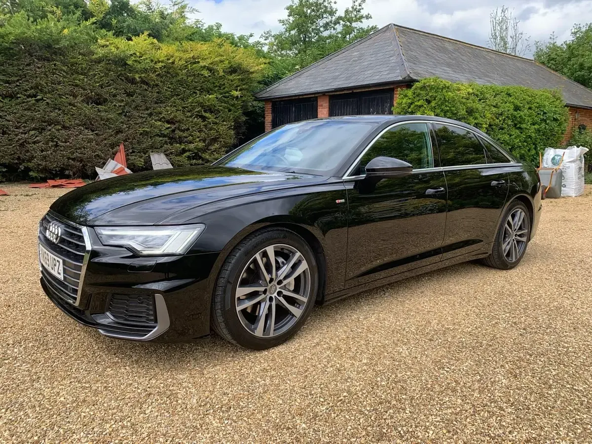 Used Audi A6 S-Line 245 HP (180 kW) 2019 Black Sedan