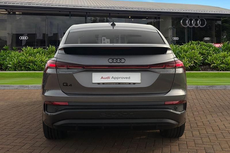 Used Audi Q4 Sportback e-tron Black Edition 210 kW (286 HP) 2025 Grey SUV