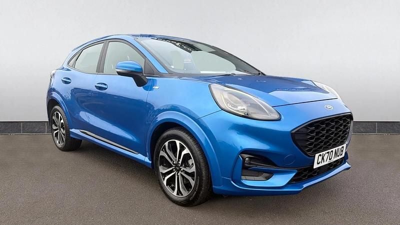 Blue Used 2020 Ford Puma ST-Line Hatchback | £11,498 (Fair price) - Image 1/4