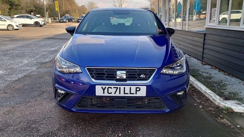 Used Seat Ibiza FR 95 HP (69 kW) 2021 Blue Hatchback