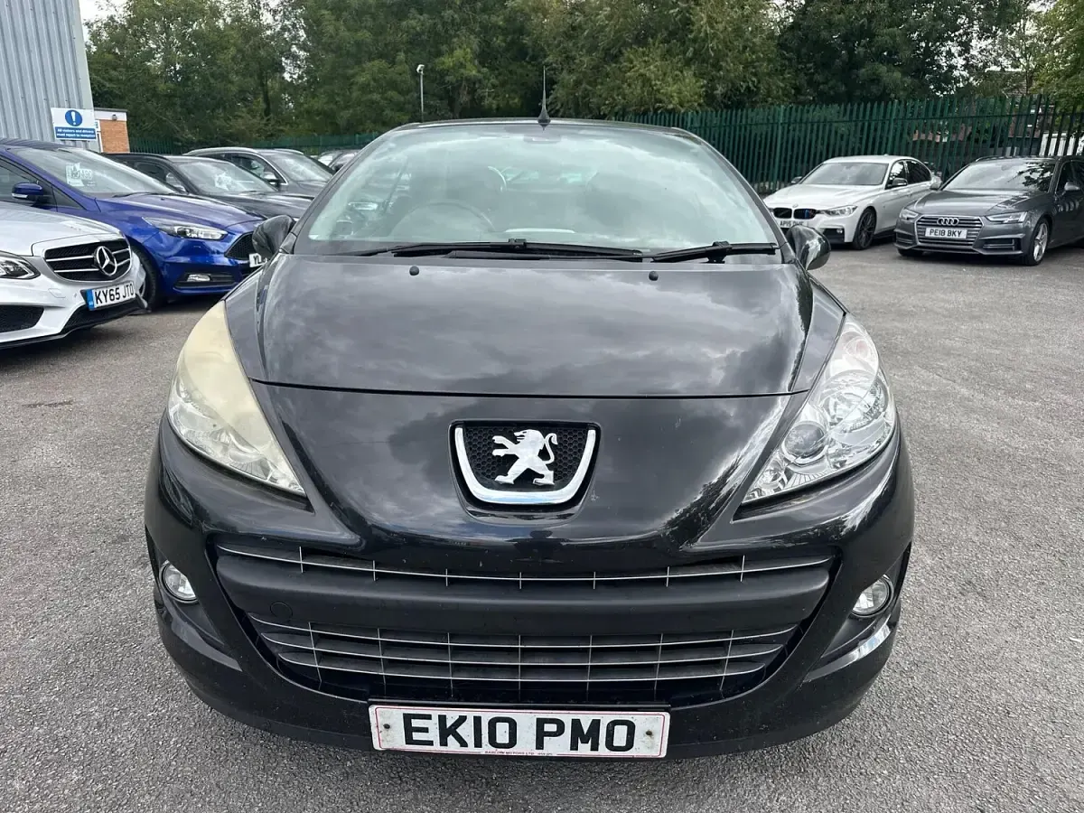 Used Peugeot 207 GTi 120 HP (88 kW) 2010 Black Cabriolet