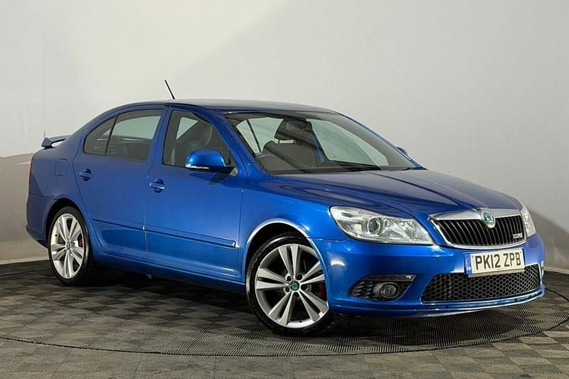 Used Skoda Octavia vRS 170 HP (125 kW) 2012 Blue Hatchback