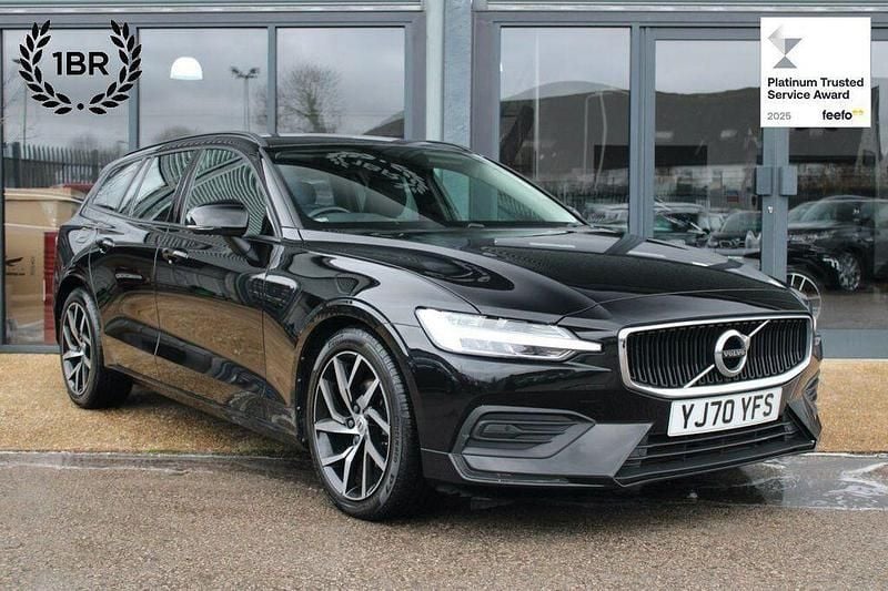 Black Used 2020 Volvo V60 Momentum Estate | £17,490 (Good price) - Image 1/4