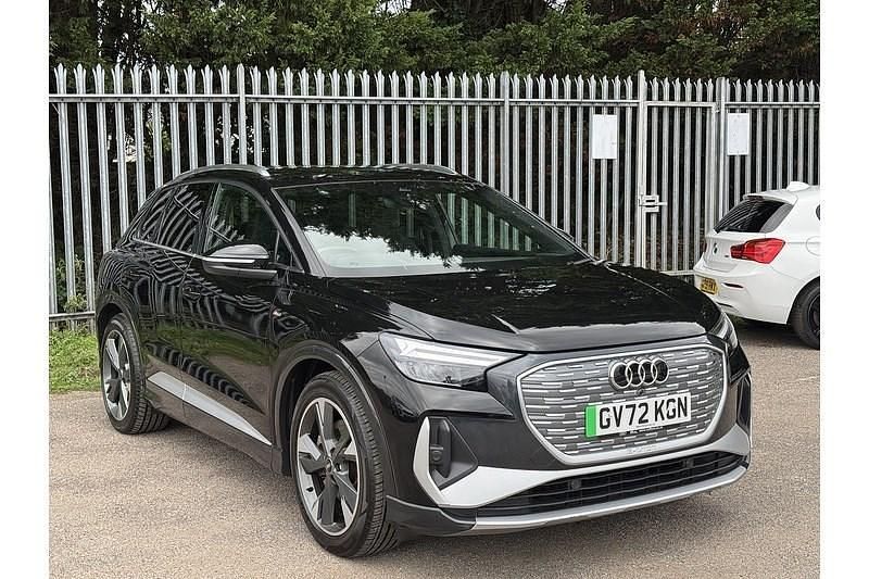 Used Audi Q4 e-tron S-Line 150 kW (204 HP) 2022 Black SUV