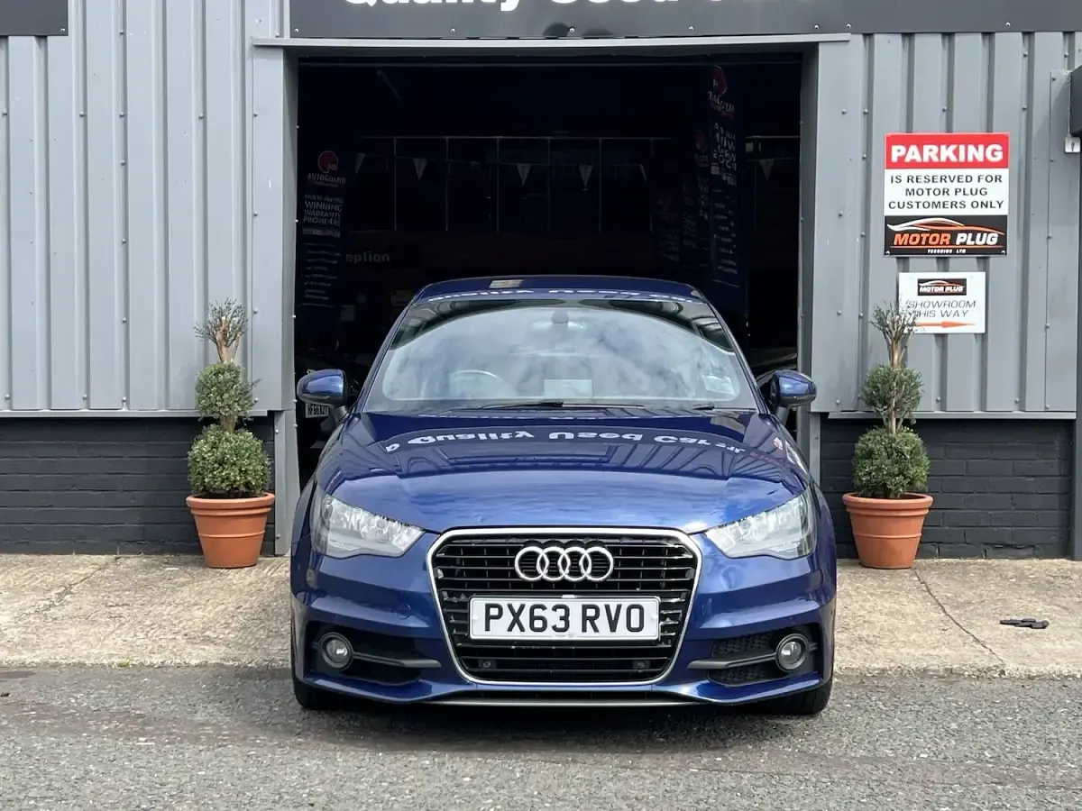 Used Audi A1 S-Line 122 HP (89 kW) 2013 Blue Hatchback