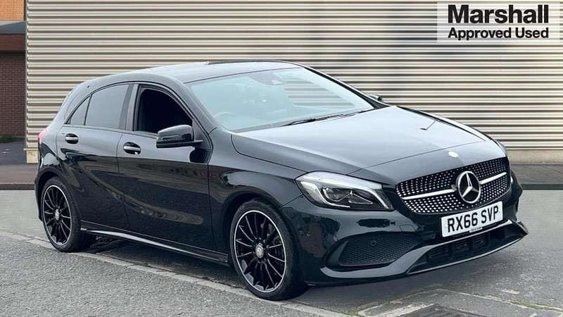 Black Used 2016 Mercedes A220 AMG Line Premium Hatchback | £13,490 (Fair price) - Image 1/4
