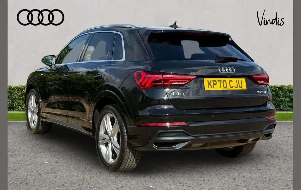 Used Audi Q3 S-Line 150 HP (110 kW) 2020 Black SUV
