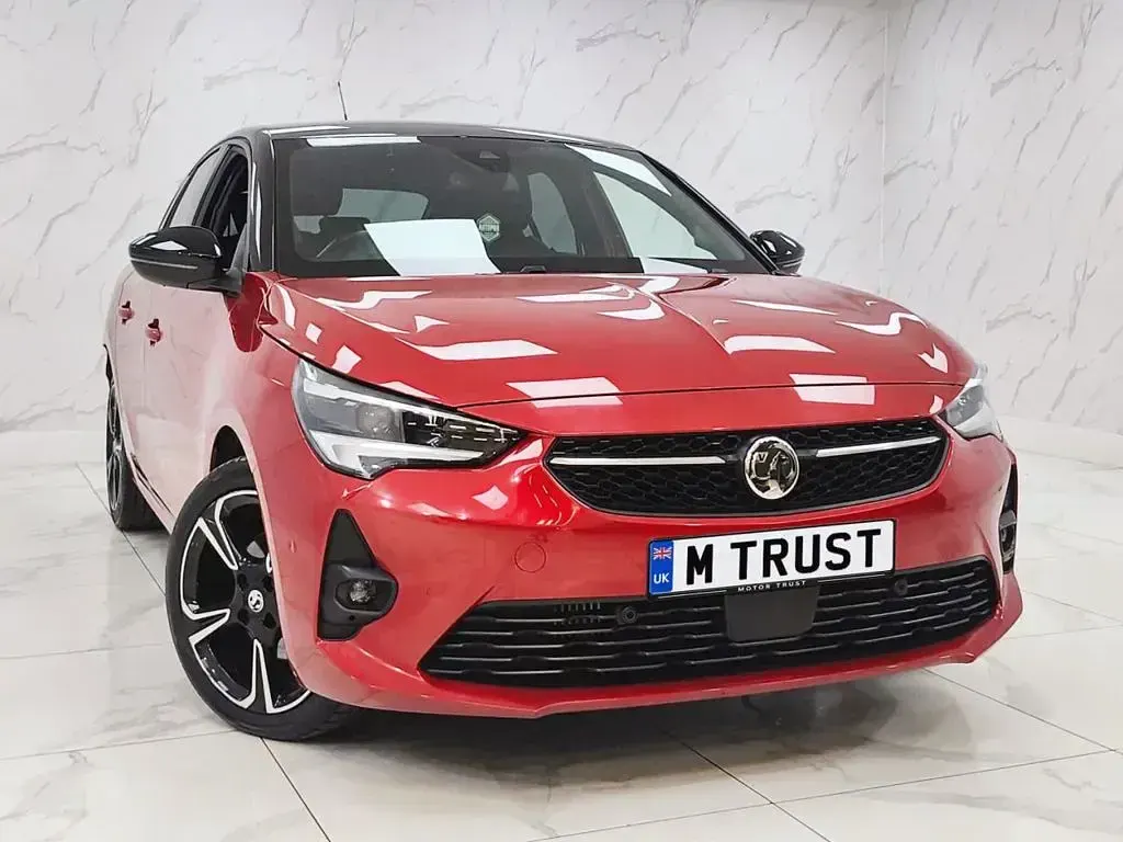 Used Vauxhall Corsa Ultimate 130 HP (95 kW) 2022 Red Hatchback