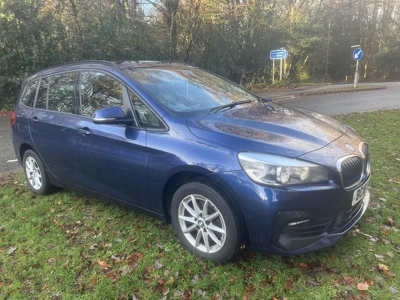 Begagnad BMW 218 Gran Tourer 2018 Blå Minibuss
