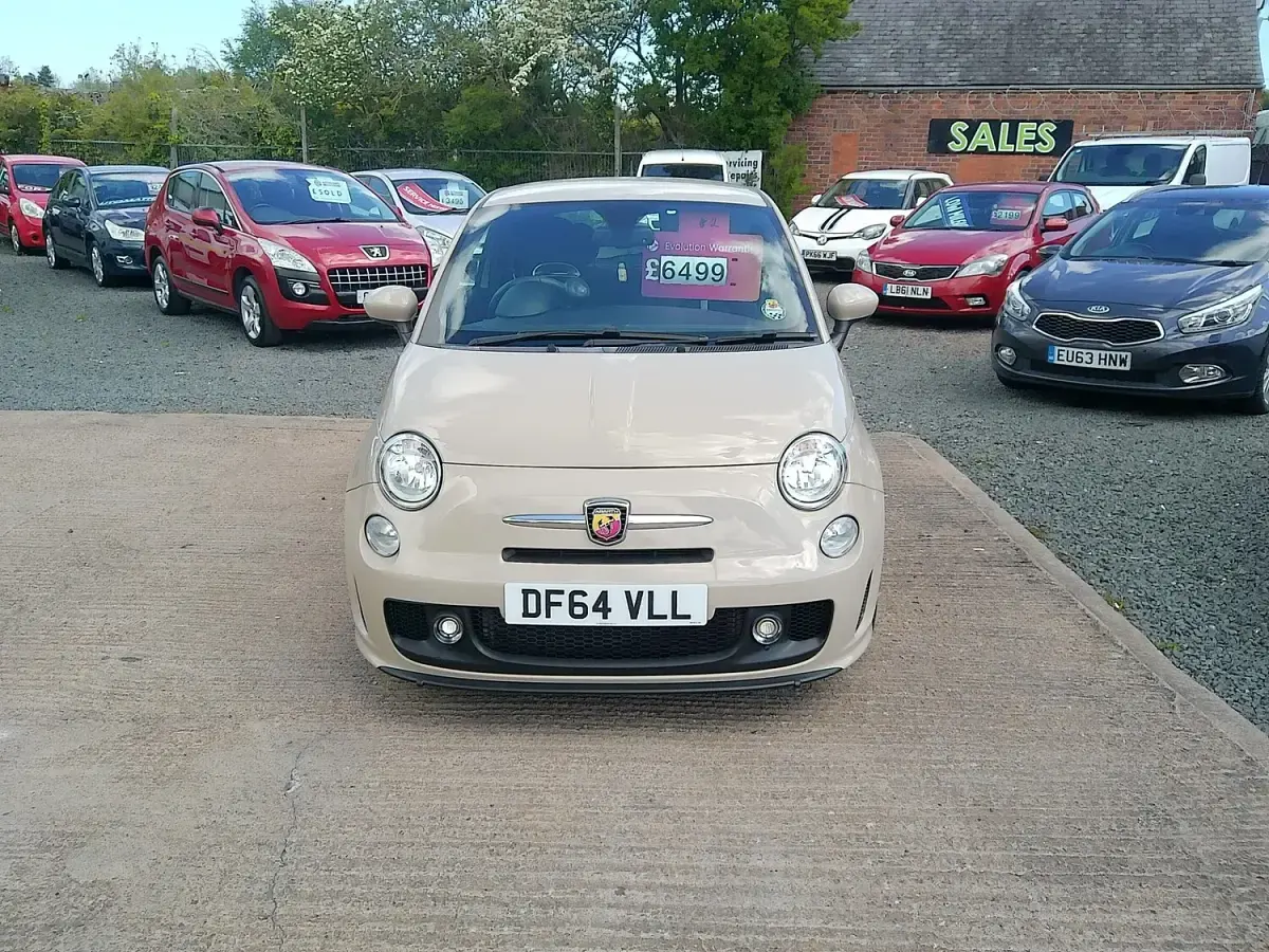 Used Abarth 500 2015 Beige Hatchback
