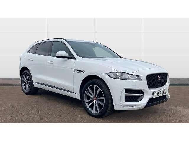 White Used 2018 Jaguar F-Pace R-Sport SUV | £15,348 (Fair price) - Image 1/4