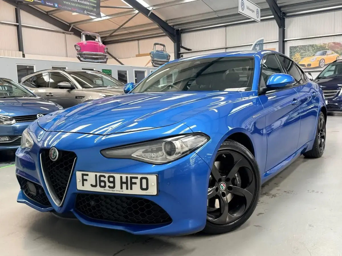 Used Alfa Romeo Giulia Veloce 2019 Blue Sedan
