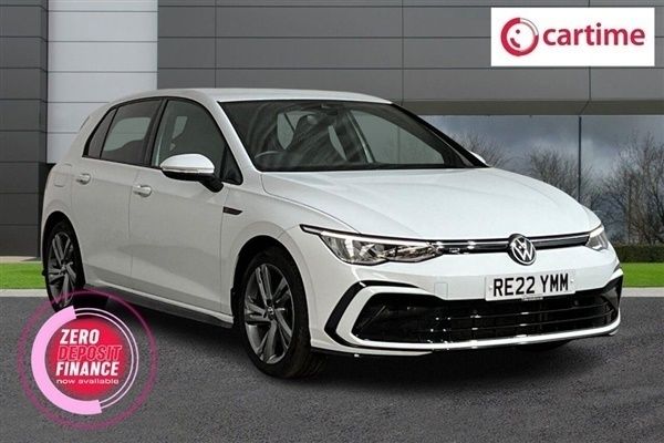 White Used 2022 VW Golf VIII R-line Hatchback | £24,300 - Image 1/3