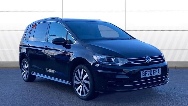 Used VW Touran R-line 150 HP (110 kW) 2020 Black MPV