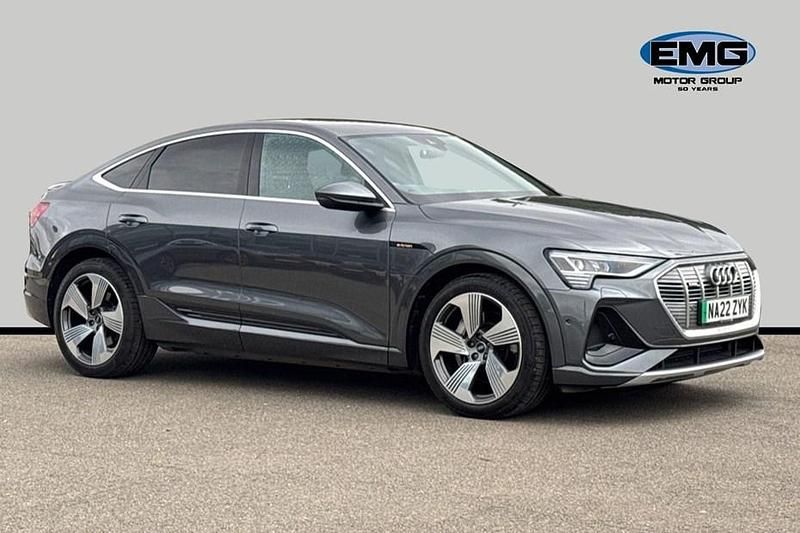 Grey Used 2022 Audi e-tron Sportback S-Line SUV | £22,995 (Good price) - Image 1/1