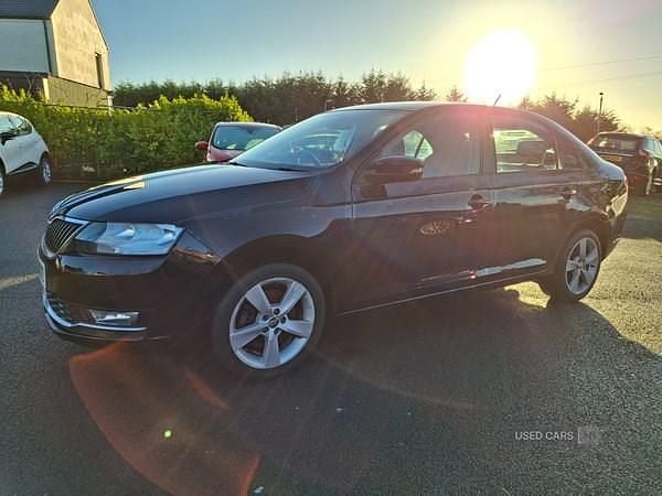 Used Skoda Rapid SE L 110 HP (80 kW) 2017 Black Hatchback