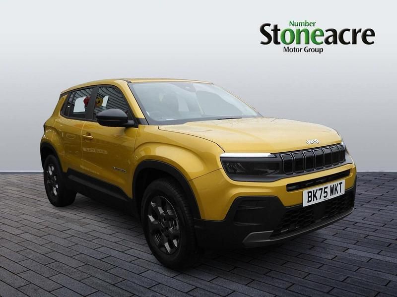 Yellow New 2025 Jeep Avenger Longitude SUV | £19,995 (Fair price) - Image 1/4