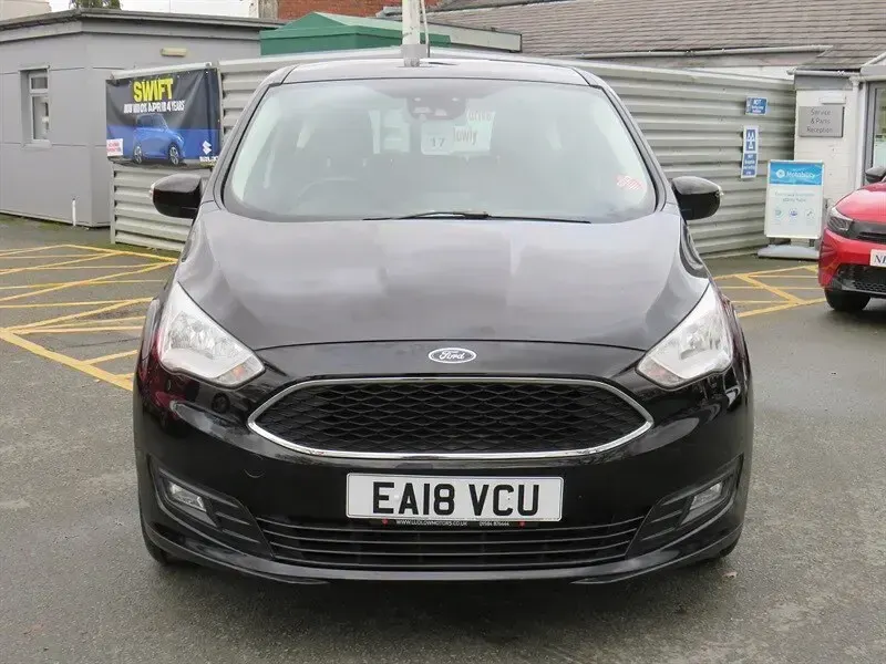 Used Ford C-MAX Zetec 125 HP (91 kW) 2018 Black MPV