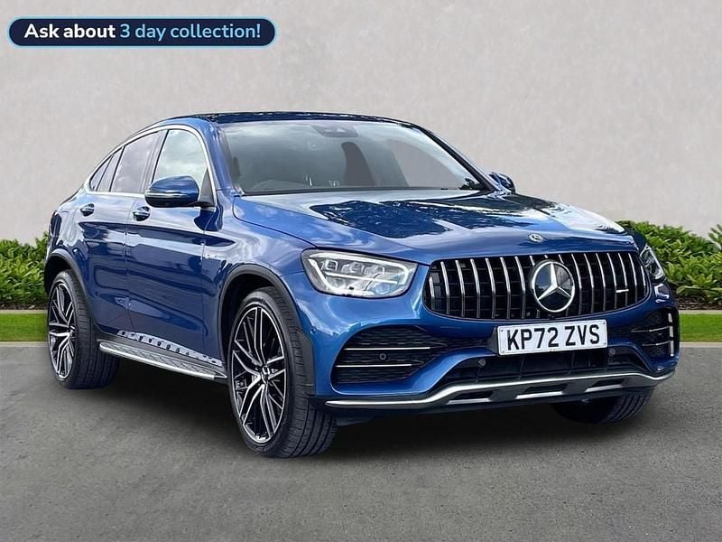 Blue Used 2022 Mercedes GLC43 AMG Premium Plus Coupe | £45,999 (Good price) - Image 1/4
