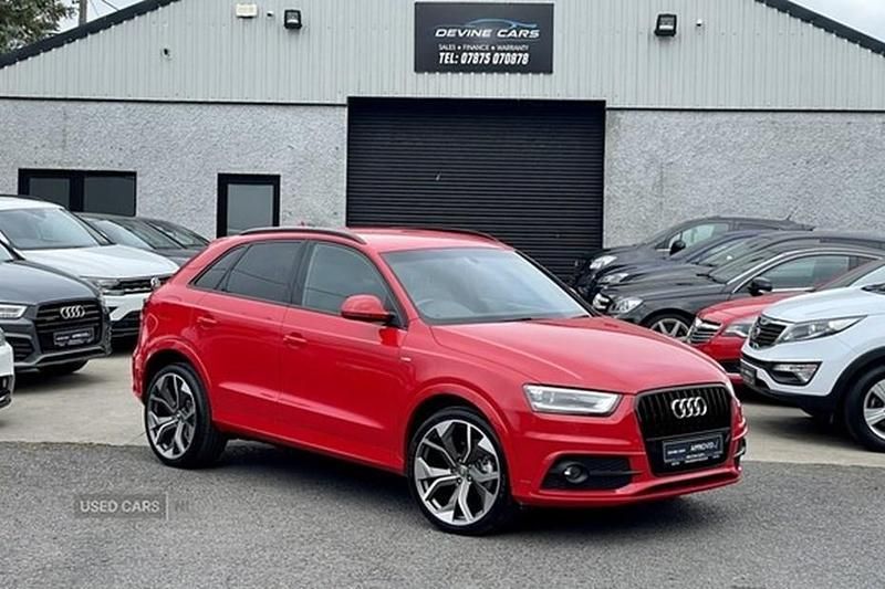 Red Used 2014 Audi Q3 S-line plus SUV | £9,995 (Fair price) - Image 1/1