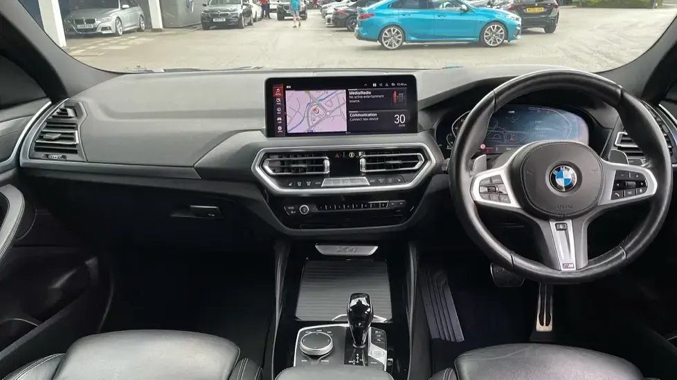 Used BMW X4 M Sport 187 HP (137 kW) 2021 Blue SUV