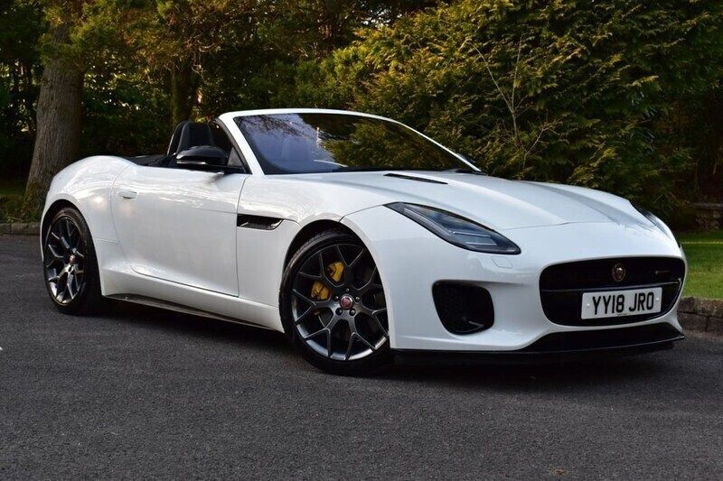 White Used 2018 Jaguar F-Type R-Dynamic Cabriolet | £31,000 (Fair price) - Image 1/4