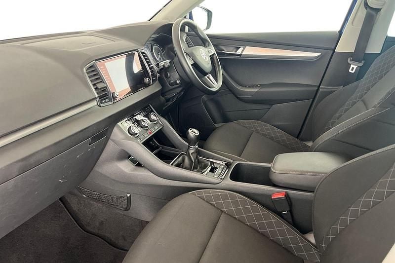 Used Skoda Karoq SE Technology 116 HP (85 kW) 2018 Blue SUV