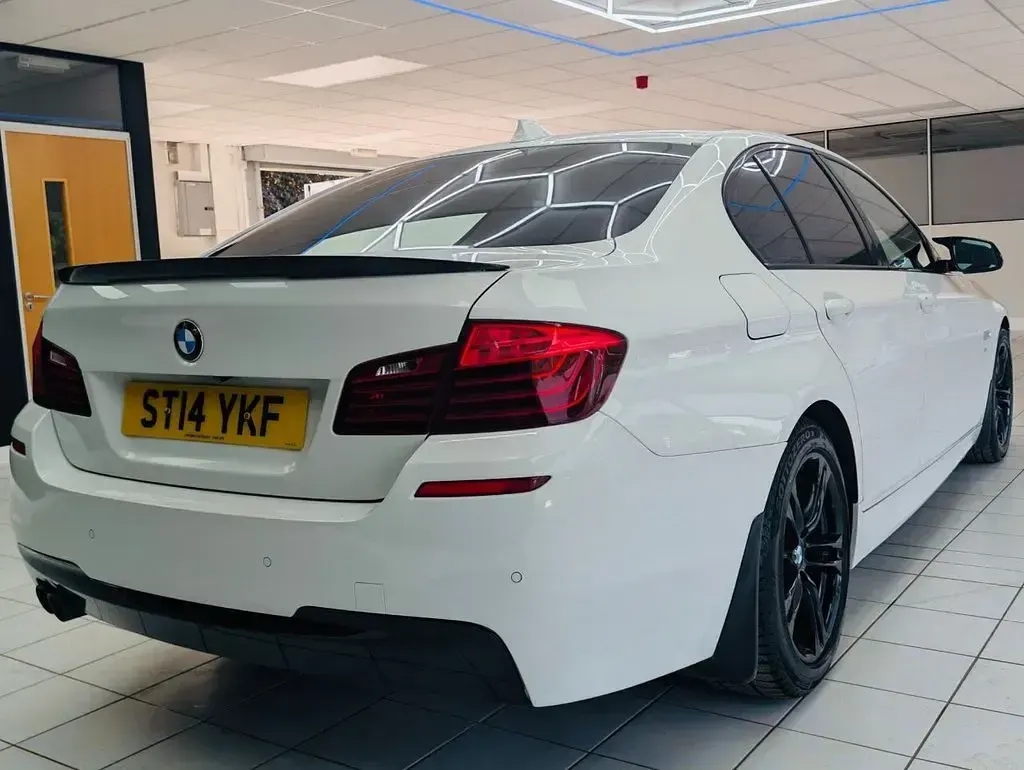 Used BMW 520 M Sport 184 HP (135 kW) 2014 White Sedan