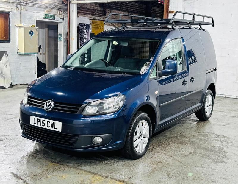 Used VW Caddy Highline 102 HP (75 kW) 2015 Blue MPV