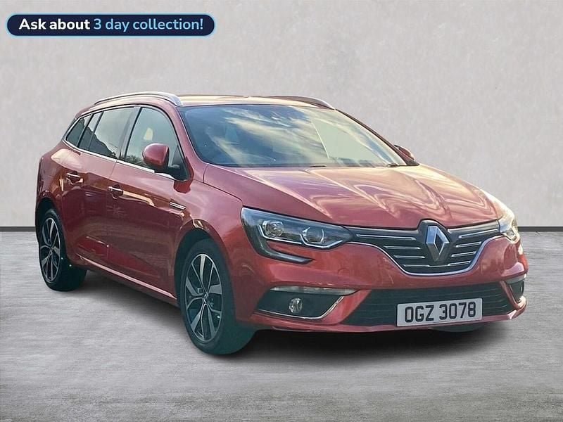 Red Used 2019 Renault Mégane GrandTour Iconic Estate | £10,625 (Fair price) - Image 1/4