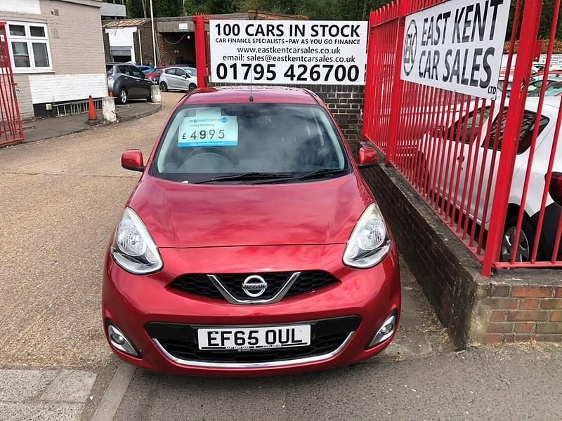 Used Nissan Micra Acenta 2015 Red Hatchback