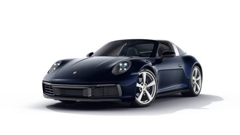 Night blue metallic Used 2021 Porsche 911 Targa 4 Cabriolet | £99,990 - Image 1/4