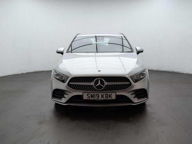 Used Mercedes A200 AMG line 163 HP (119 kW) 2019 Silver Hatchback