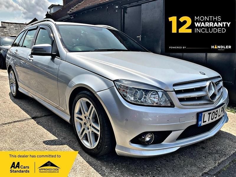 Silver Used 2009 Mercedes C220 Estate | £4,890 (Expensive) - Image 1/3
