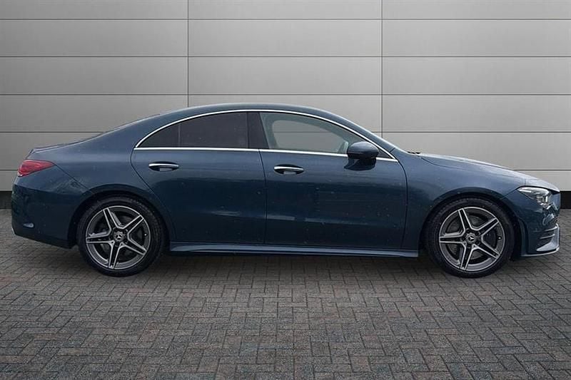Used Mercedes CLA220 AMG Line Premium Plus 190 HP (139 kW) 2019 Blue Sedan