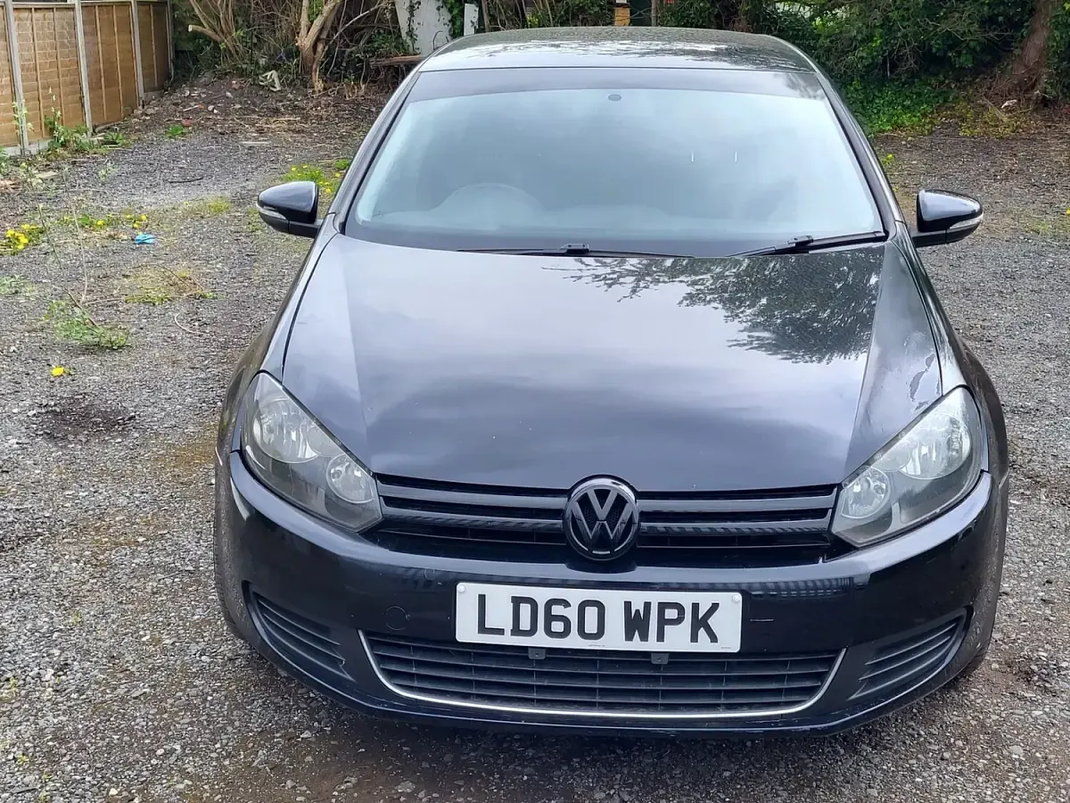 Used VW Golf VI S 105 HP (77 kW) 2010 Black Hatchback