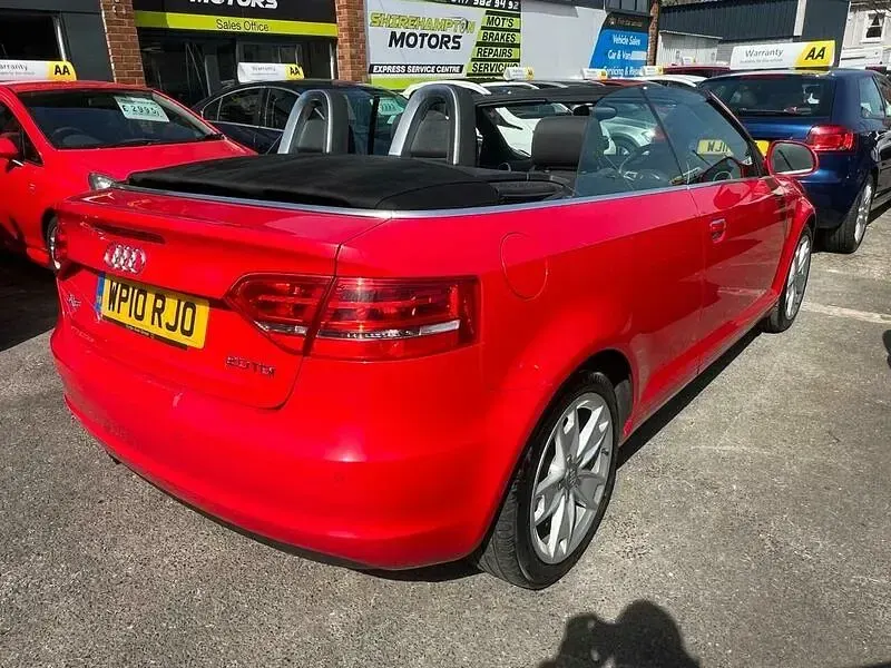 Used Audi A3 Cabriolet Sport 140 HP (102 kW) 2010 Red Cabriolet