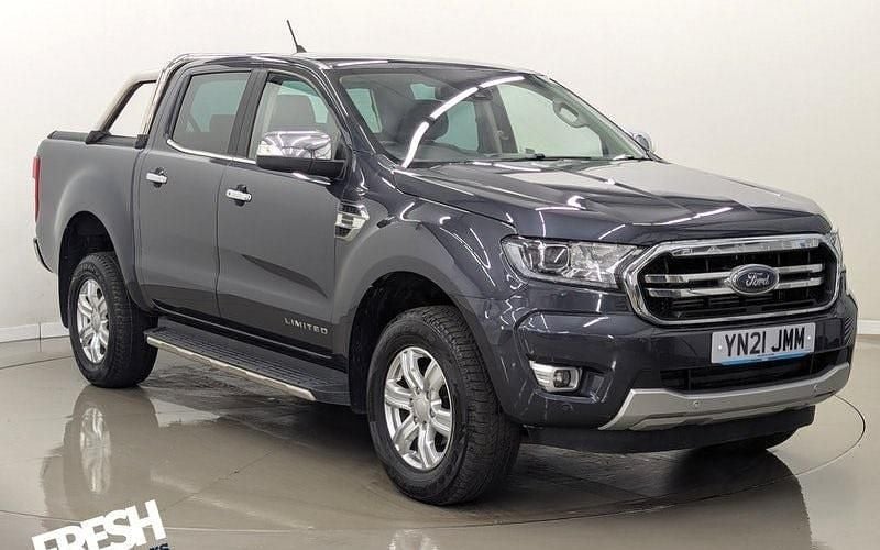 Grey Used 2021 Ford Ranger Limited Pickup | £13,990 (Super price) - Image 1/4
