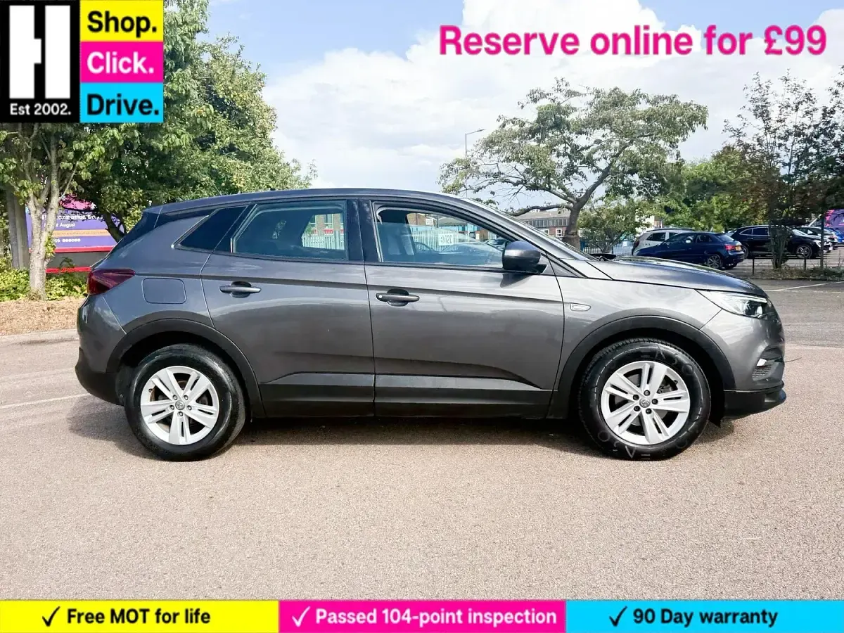 Used Vauxhall Grandland X 130 HP (95 kW) 2019 Grey SUV
