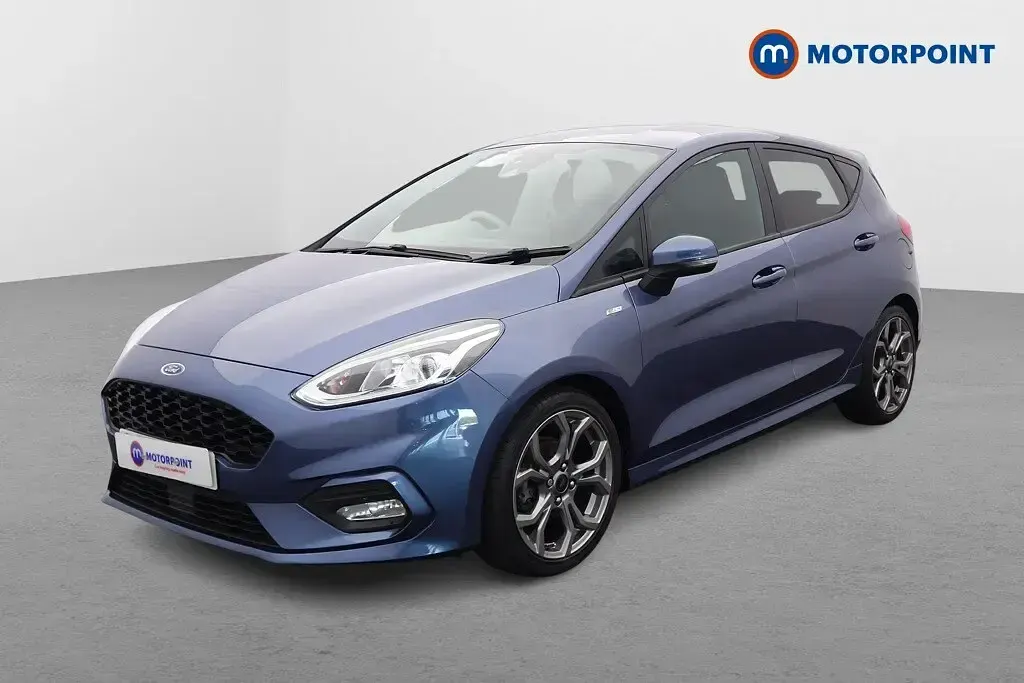 Used Ford Fiesta ST-Line 125 HP (91 kW) 2020 Blue Hatchback