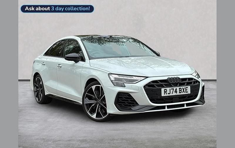 Used Audi S3 Black Edition 333 HP (244 kW) 2024 White Sedan