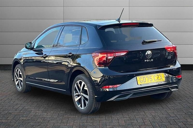 Used VW Polo Match 95 HP (69 kW) 2025 Black Hatchback