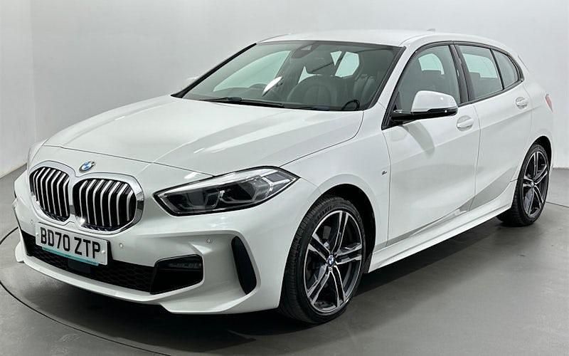 Used BMW 120 M Sport 190 HP (139 kW) 2020 White Hatchback