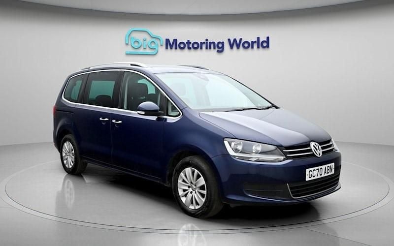 Used VW Sharan SE 150 HP (110 kW) 2021 Blue MPV