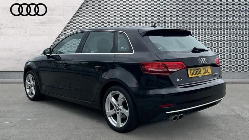 Used Audi A3 Sport 150 HP (110 kW) 2019 Black Sedan