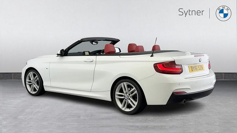 Used BMW 218 M Sport 134 HP (98 kW) 2016 White Cabriolet