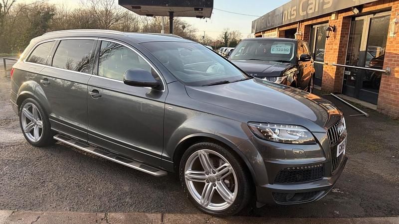 Grey Used 2015 Audi Q7 S-line plus SUV | £12,700 (Fair price) - Image 1/4